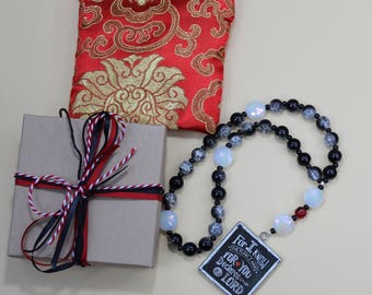 Protestant Prayer Beads: With Resurrection Bead - For I Know The Plans