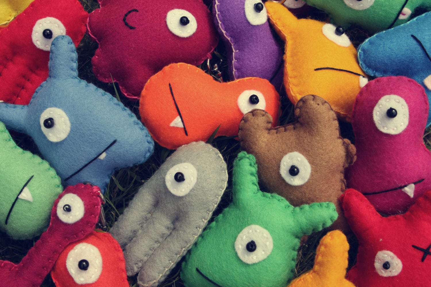 Mini Felt Monster Plush Toys And Party Favors By Babua 10