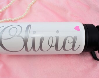 Personalised Kids Water Bottle, Ballet Gift, Personalised Gift, Ballerina Gift, Personalised Water Bottle, Kids Gift, Drink Bottle
