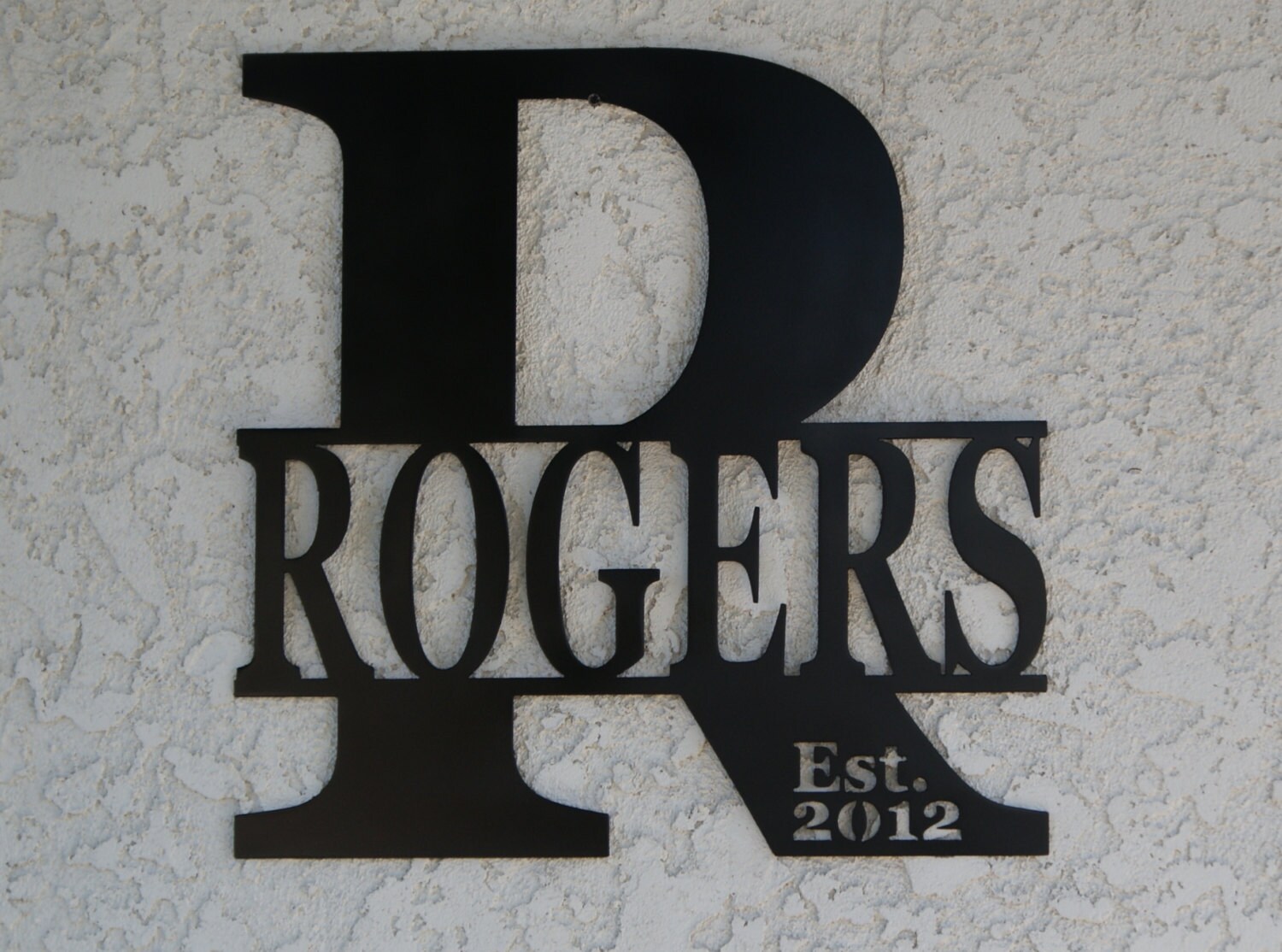 Personalized Name Metal Sign Custom metal Name sign