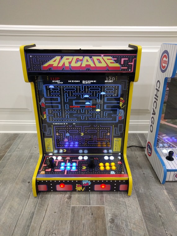 Unique Wall-Mounted Arcade cabinet. Custom Built for you.