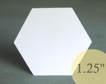 Hive Paper Pieces - 1-1/4" HEXAGONS - English Paper Piecing Quilt Hexies - Choose Package Size