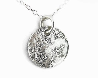 Sterling Silver Moon Pendant - Moon Charm Necklace - Moon Pendant Necklace - Silver Moon Pendant - Silver Moon Charm - Silver Moon Jewelry