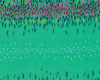 Mod Corsage by Anna Maria Horner for Free Spirit - Impression - Aqua - FQ - Fat Quarter - Cotton Quilt Fabric 916