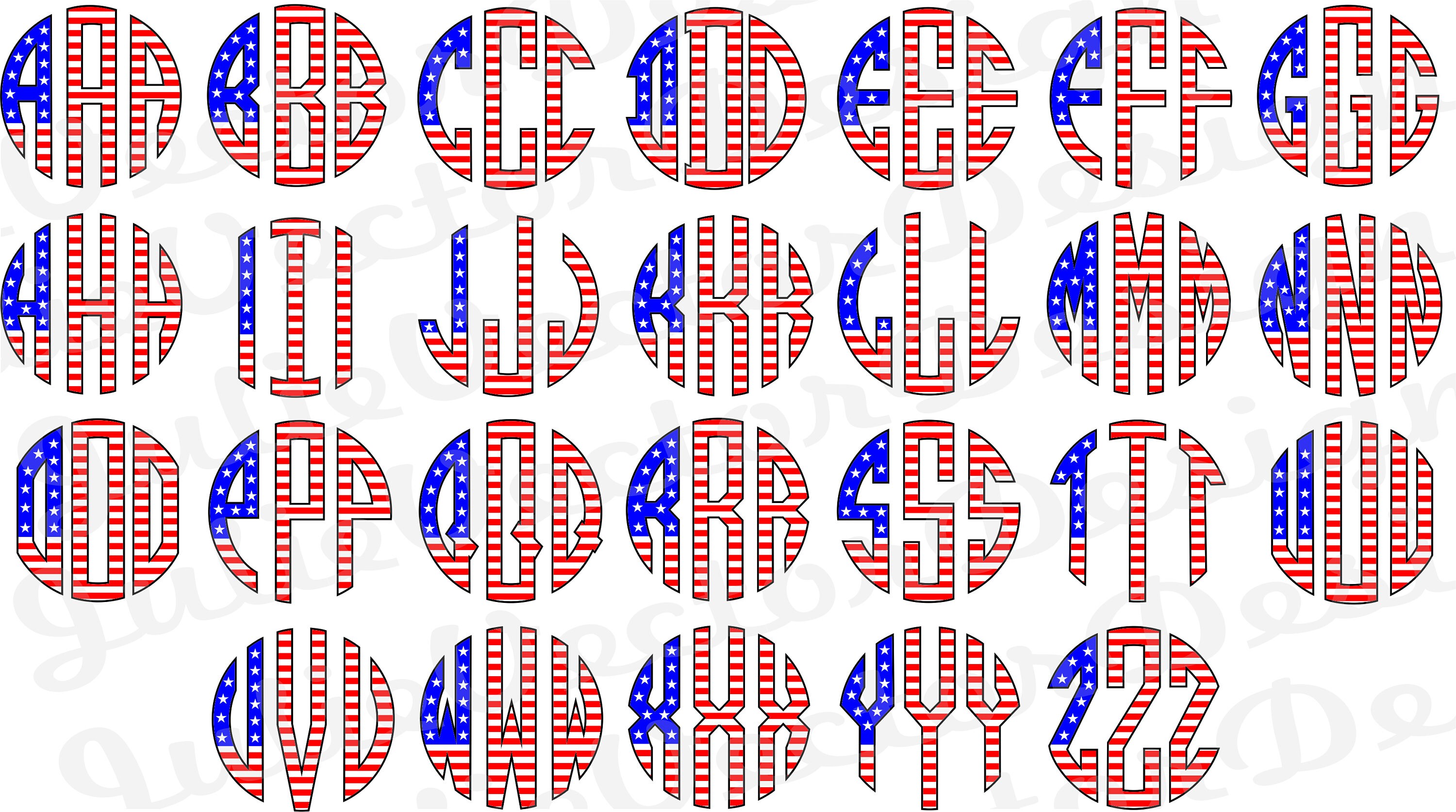 Free Free American Flag Monogram Svg 278 SVG PNG EPS DXF File