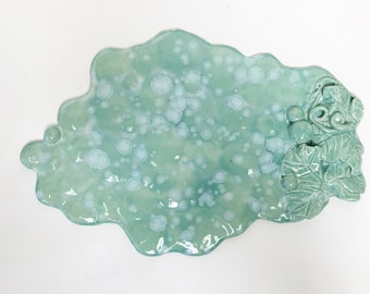 Grape Design Appetizer Plate