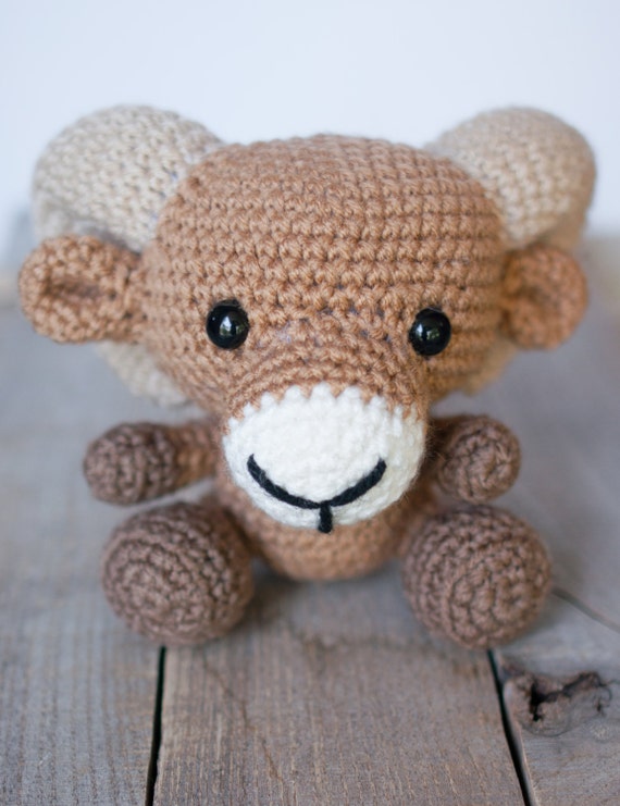 PATTERN Crochet Ram Pattern amigurumi ram pattern