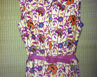 Pink Floral Maxi Dress
