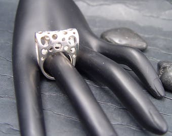 Circle of Life STERLING Silver Ring Very Unique And Different