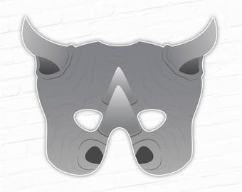 Rhino mask | Etsy