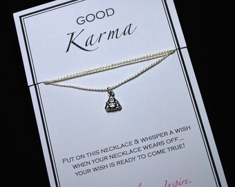 Good Karma Buddha Wish Necklace - Buy 3 Items, Get 1 Free