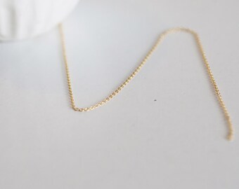 Golden chain 16 k 1 m - 1/2 mm / 16 K gold plated chain