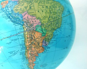 Vintage Crams Imperial World Globe Office Decor