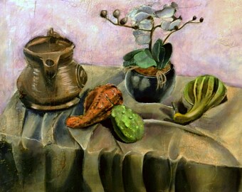 Art Print - Still Life with Gourds