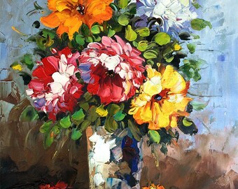 Flower Oil Painting 