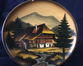 German wooden wall plate
