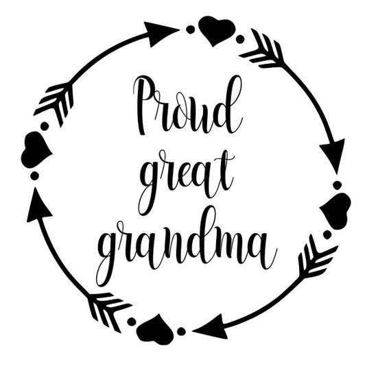 Download Proud Great Grandma SVG Studio3 PDF PNG Jpg Dxf Eps