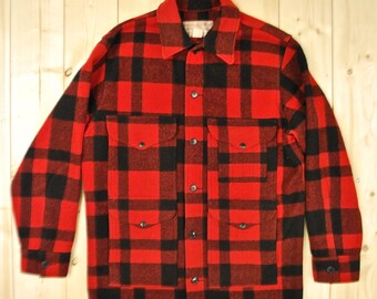Vintage 1960's/70's Buffalo Plaid FILSON MACKINAW Cruiser Plaid Hunting Jacket Retro Collectable Rare