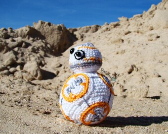 Droide BB-8 Amigurumi Star Wars. Episode VII The Force Awakens. Crochet doll.