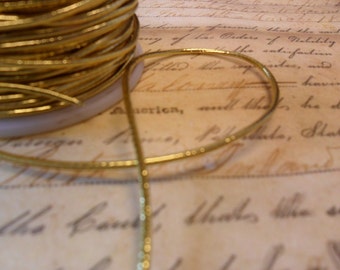 Metallic Gold Elastic Cording