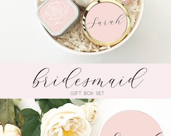 Pink Bridesmaid Box Blush Bridesmaid Proposal Will You Be My Bridesmaid Box Set (EB3250PT) - Bridesmaid Gift Box Set - Bridesmaid Gift Ideas