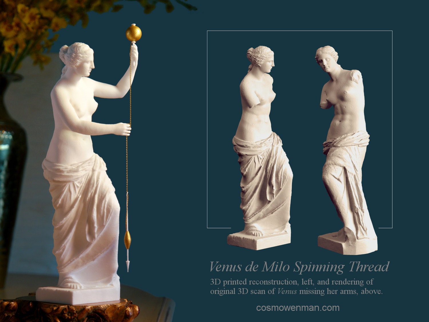 miniature venus de milo statue