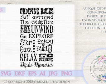 Download Camp rules svg | Etsy