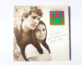 Love Story Original Soundtrack Vinyl Record (1970) Vintage LP