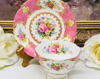 Royal Albert Lady Carlyle teacup and saucer.