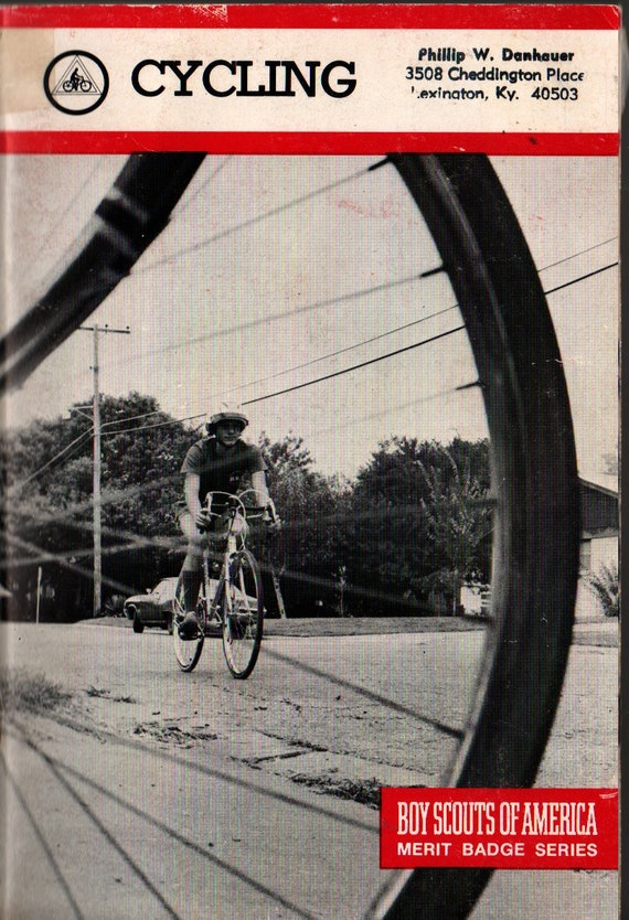 Cycling: Boy Scouts of America Merit Badge Series + 1971 + Vintage Kids Book