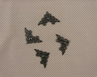 Four corners, metal embellishment scrapbooking