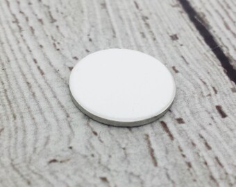 Pewter Round Blanks - 18G Pewter Blank - Choose Your Size - Pewter Stamping Blank