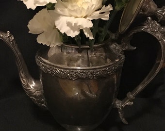 Vintage Silver Pitcher Vintage Condition Needs Some Love, Many Uses