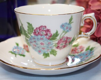 ROYAL VALE Bone China Teacup and Saucer Set.
