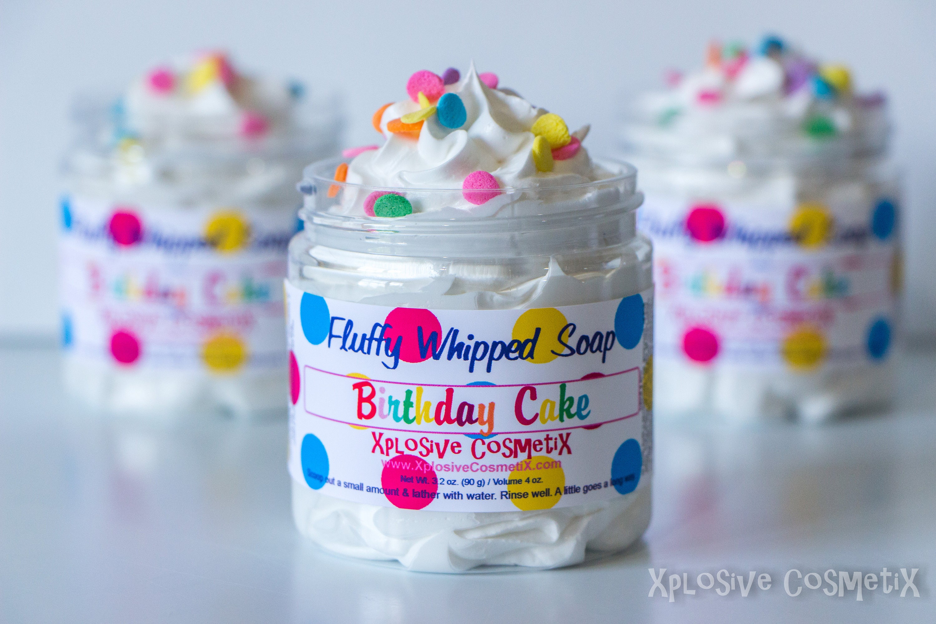 Birthday Cake Whipped Soap Birthday Cake Whipped Soap