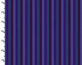 Peppered Stripes in Blue Mirage Stripes (Woven Cotton Fabric) by Pepper Cory from the Peppered Cottons Fancies collection for Studio E
