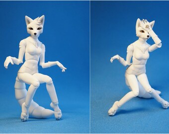 BJD Furry Fox. Height 21 cm.