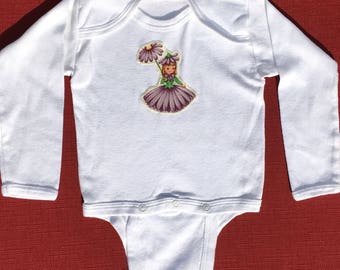 3-6 mo Onesie LS Vintage Reproduction Applique