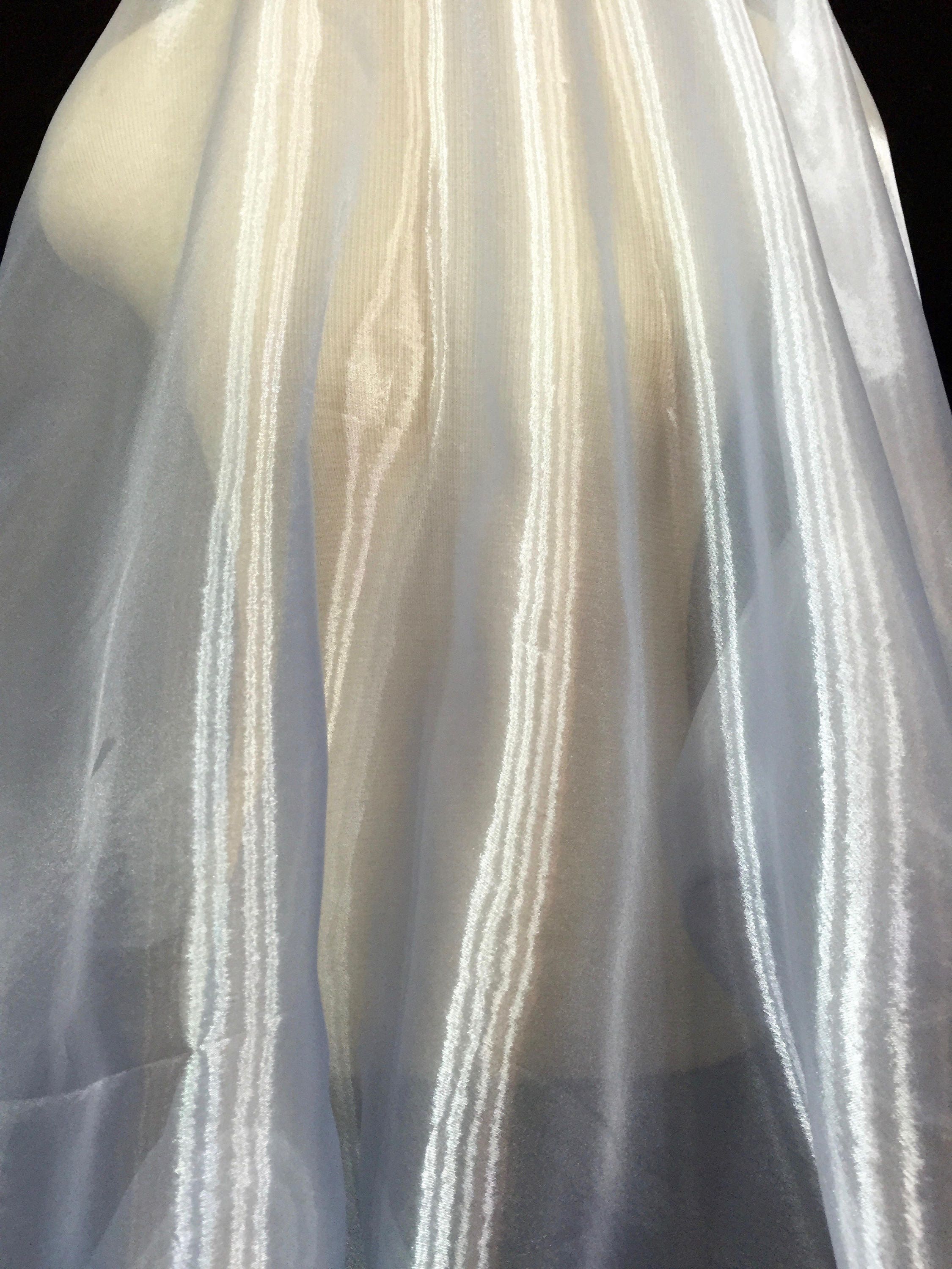 Pale Blue Organza, Organza Fabric, Blue Material, Light Blue Fabric ...