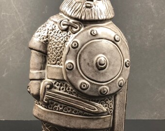 Mid Century Modern Large Vintage 1960s Upsala Ekeby Viking Statue Taisto Kaasinen Sweden