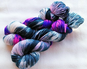 Handdyed SockYarn, 75 Wool, 25 Polyamid 100g 3.5 oz. Nr. 397