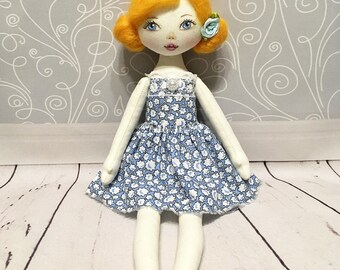 Bright gift, Soft doll, Stuffed doll, Cloth doll, Plush dolls, Rag doll, Princess doll, Colorful dolls,Tilda doll, Doll made of cloth