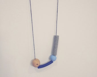 Modern Clay Jewelry Necklace