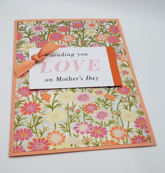 sending love card mother s day handmade card sending you