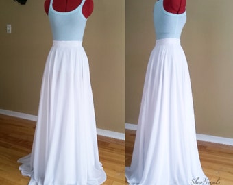 Custom Inked Chiffon Full Skirt main image 1