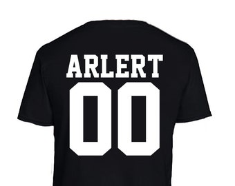 Team Armin Arlert Jersey Style 00 Attack on Titan Inspired Tee Anime T-Shirt