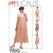 Maternity Sewing Pattern McCalls 7560 Empire Jumpsuit Dress & Slip Dress Inverted Pleats Womens Sewing Pattern Size 12 14 16 UNCUT