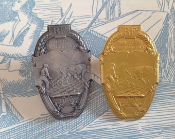 Antique pins signed Christofle, Paris