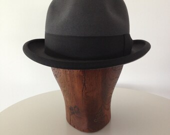 Fur felt Homburg, Medium gray Godfather Hat
