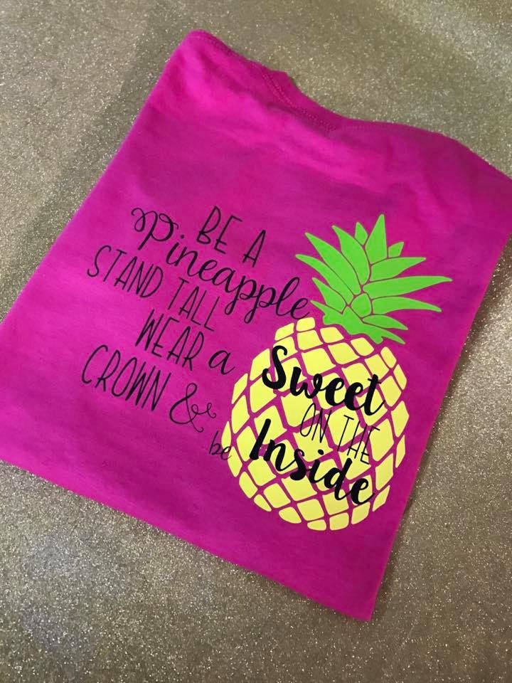 Be a Pineapple Shirt Pineapple shirt Pineapple quote Shirt